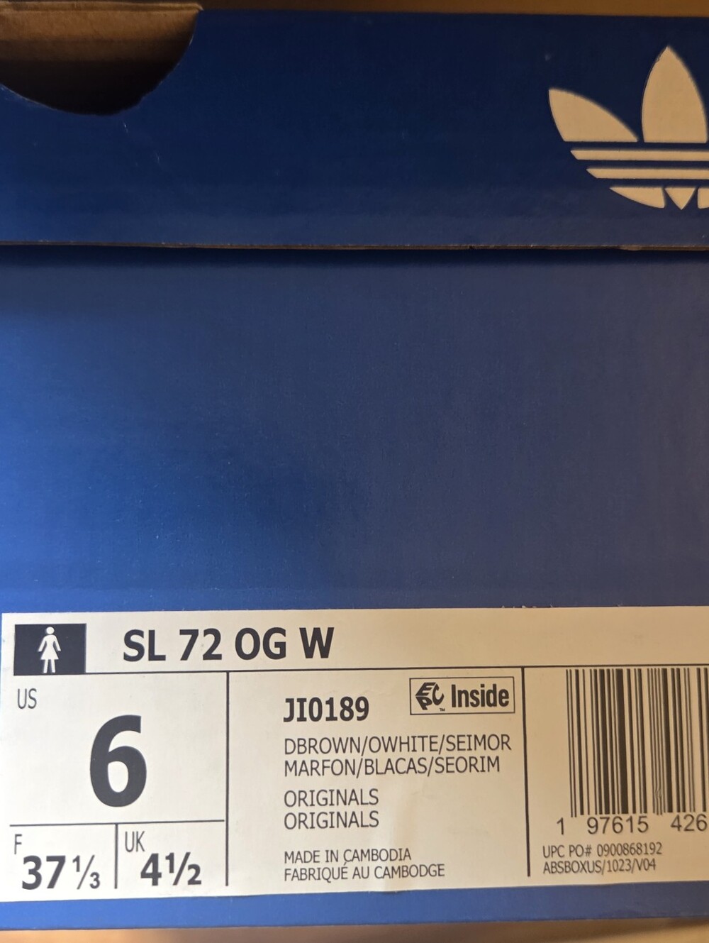 ADIDAS ORIGINALS SL 72 OG 'CHEETAH PACK' SNEAKER - Picture 7 of 8